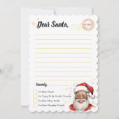 Brief aan Kerstman Activiteit voor kinderen DIY Ke Kaart (Voorkant)