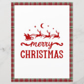 Brief aan Kerstman Kerstwenslijst voor kinderen (Achterkant)