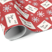 Brief Aan Kerstman Vakantie Cadeaupapier (Rol Hoek)