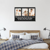 Brief aan mama of papa gepersonaliseerde familie f canvas afdruk (Insitu (Slaapkamer))