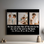 Brief aan mama of papa gepersonaliseerde familie f canvas afdruk<br><div class="desc">Bent u op zoek naar het perfecte cadeau om uw liefde en dankbaarheid aan uw ouders uit te drukken? Zoek niet verder dan onze brief aan mama of papa gepersonaliseerde familie foto canvas Print. Dit prachtige kunstwerk combineert de warmte van een familiefoto met een oprechte brief en creëert een geschenk...</div>