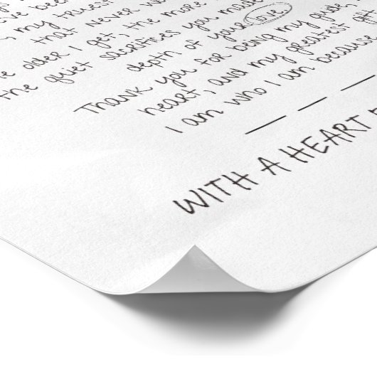 Brief aan mama poster (Hoek)