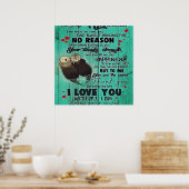 Brief aan mijn echtgenoot, Cute Family Decor Poster (Keuken)