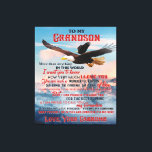 Brief aan mijn kleinzoon Gift, Love Baby Boy Gift  Canvas Afdruk<br><div class="desc">Brief aan mijn kleinzoon Gift,  Love Baby Boy Gift Idee</div>