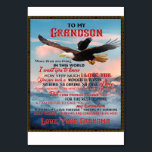 Brief aan mijn kleinzoon Gift, Love Baby Boy Gift  Kaart<br><div class="desc">Brief aan mijn kleinzoon Gift,  Love Baby Boy Gift Idee</div>