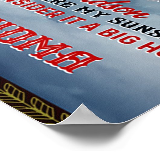 Brief aan mijn kleinzoon Gift, Love Baby Boy Gift  Poster (Hoek)