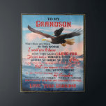 Brief aan mijn kleinzoon Gift, Love Baby Boy Gift  Wandkleed<br><div class="desc">Brief aan mijn kleinzoon Gift,  Love Baby Boy Gift Idee</div>