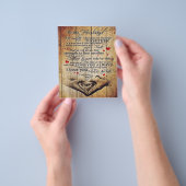 Brief aan mijn man | Geniet van mijn kastje Flyer (Hand)