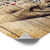 Brief aan mijn man | Geniet van mijn kastje Poster (Hoek)