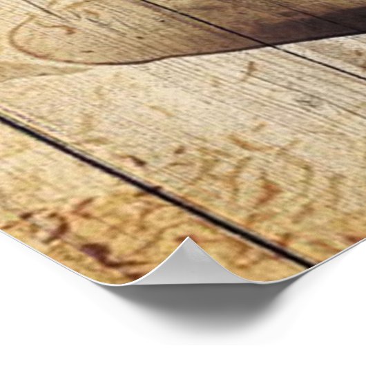 Brief aan mijn man | Geniet van mijn kastje Poster (Hoek)