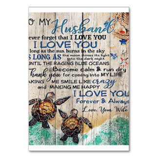 Brief aan mijn man | Gezinsdecoratie | Kaart