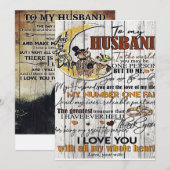 Brief aan mijn man: Love citeert Letter Feestdagenkaart (Voorkant / Achterkant)