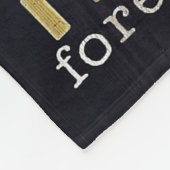 Brief aan mijn man: Love citeert Letter Fleece Deken (Hoek)