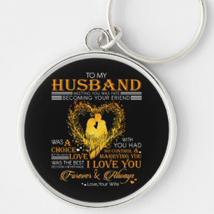 Brief aan mijn man: Love Husband Gift Sleutelhanger
