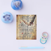 Brief aan mijn man, mooie citaten cadeau flyer (Enkel)