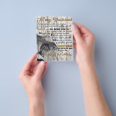 Brief aan mijn man, mooie citaten cadeau flyer (Hand)