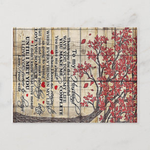 Brief aan mijn man : New Home Gift Aankondigingskaart