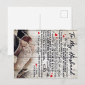 Brief Aan Mijn Man | Nieuw Huis Decoratie Aankondigingskaart (Voorkant / Achterkant)