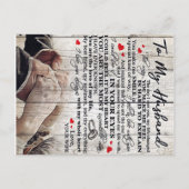 Brief Aan Mijn Man | Nieuwe Huis Decoratie Aankondigingskaart (Voorkant)