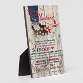 Brief aan mijn man | Offertes over de liefdessitua Fotoplaat (Zijkant)