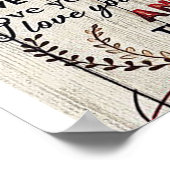 Brief aan mijn man | Offertes over de liefdessitua Poster (Hoek)