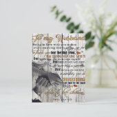 Brief Aan Mijn Man, Schattige Quotes Cadeau Kaart (Staand voorkant)