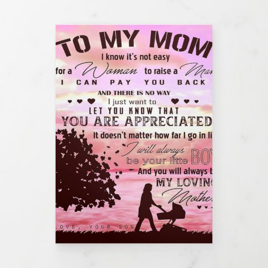 Brief aan mijn moeder | Brief aan het gezin Drieluik Aankondiging (Cover)