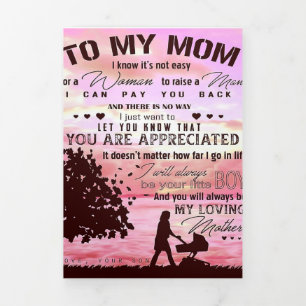 Brief aan mijn moeder   Brief aan het gezin Drieluik Aankondiging