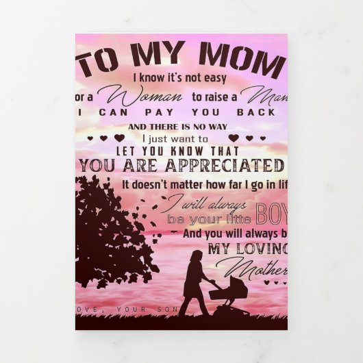 Brief aan mijn moeder | Brief aan het gezin Drieluik Aankondiging (Cover)