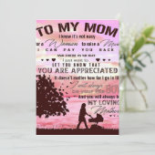 Brief aan mijn moeder | Brief aan het gezin Feestdagenkaart (Staand voorkant)