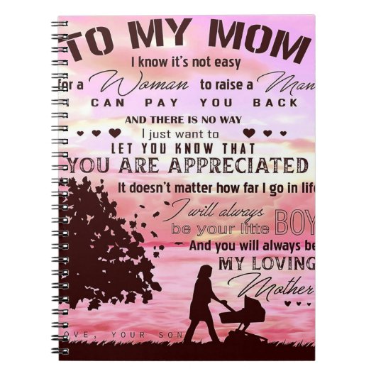 Brief aan mijn moeder | Brief aan het gezin Notitieboek (Voorkant)