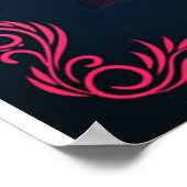 Brief aan mijn vrouw Gift, paardenliefdesweddensch Poster (Hoek)