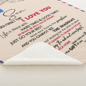 Brief aan mijn zoon van mam sherpa deken (3/4)