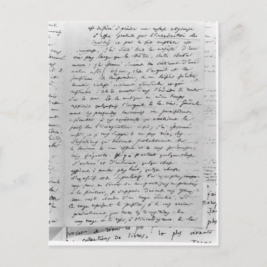 Brief aan Richard Wagner van 17 februari 1860 Briefkaart (Voorkant)