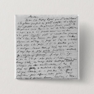 Brief aan Richard Wagner van 17 februari 1860 Vierkante Button 5,1 Cm