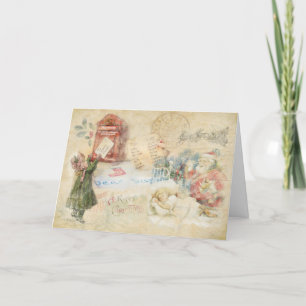 Brief aan Santa  Feestdagen Kaart