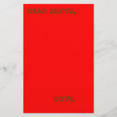 Brief aan Santa-kantoorbenodigdheden (Voorkant)