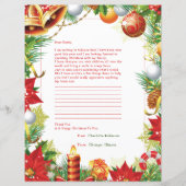 Brief aan Santa Persoonlijke Stationery (Voorkant)