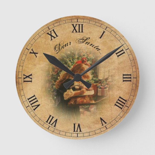 Brief aan Santa  Ronde Klok (Voorkant)