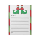 Brief aan Sinterklaas - Elf Laarzen Notitieblok (Linkerzijde)
