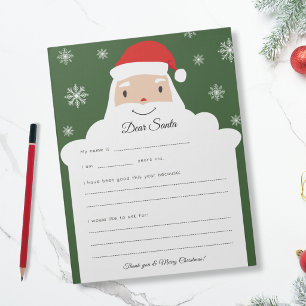 Brief aan Sinterklaas - Joviale Glimlach Notitieblok