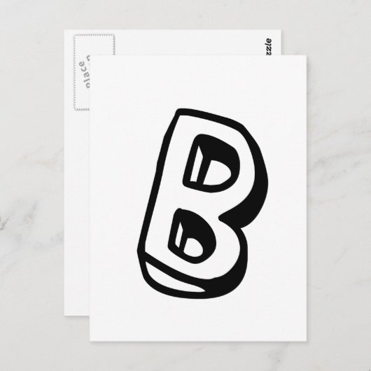 Brief B Briefkaart (Voorkant / Achterkant)