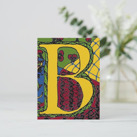 Brief B Briefkaart (Staand voorkant)