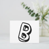 Brief B Briefkaart (Staand voorkant)