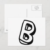 Brief B Briefkaart (Voorkant / Achterkant)