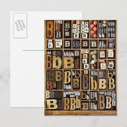 Brief B Briefkaart (Voorkant / Achterkant)