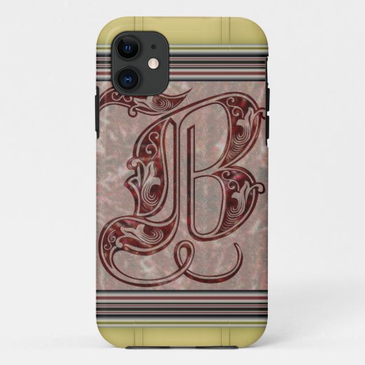 Brief B Case-Mate iPhone Case (Achterkant)
