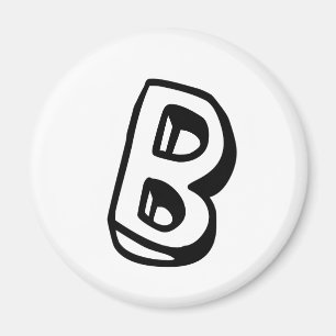Brief B Magneet