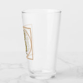 BRIEF B MONOGRAM Beauful Wedding New Home Gift Glas (Links)