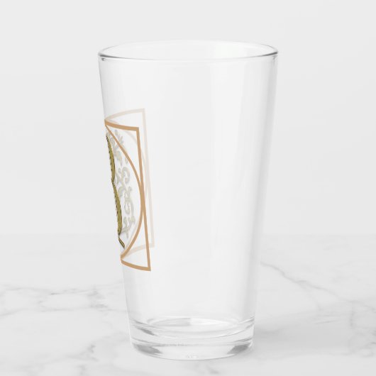 BRIEF B MONOGRAM Beauful Wedding New Home Gift Glas (Links)